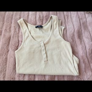 Tan Tank Bodysuit